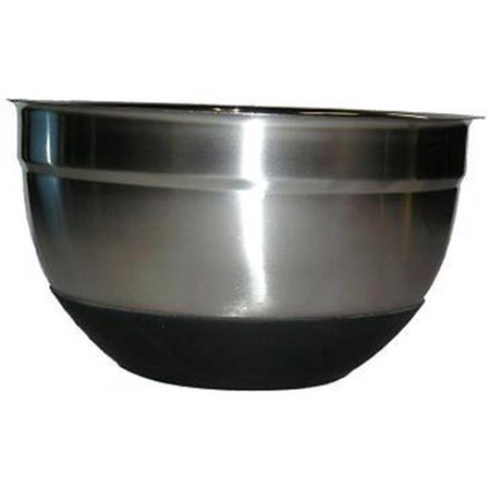 STAR DIST Star Dist 82363 Stainless Steel German Nonskid 5.2 in. Bowl with Silicon Base 82363